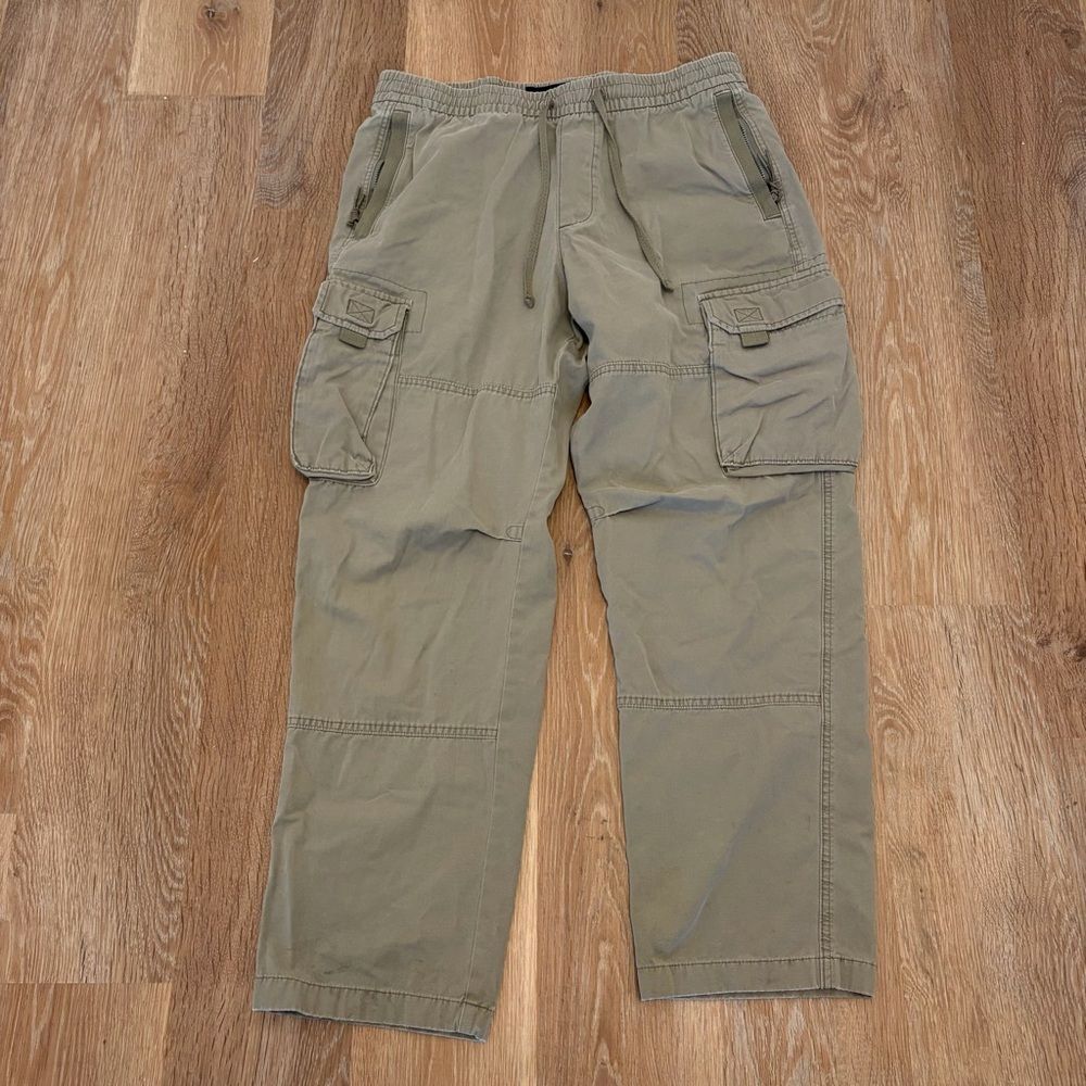 Abercrombie and Fitch Men’s Cargo Parachute Pants Medium Classic Skate Y2K